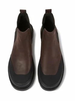 Camper Boots & Stiefeletten*Damen, Damskie Stiefeletten - Brutus braun uni