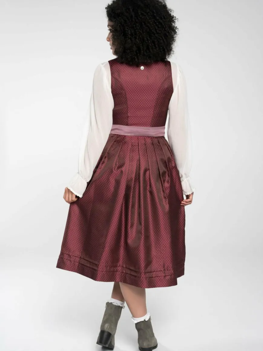 Spieth & Wenksy Kleider*Damen Dirndl - Dirndl "Flamingo" koralle uni