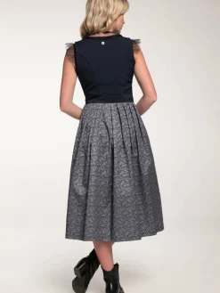 Spieth & Wenksy Kleider*Damen Dirndl - Gaute blau gemustert