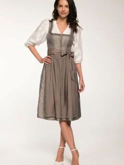 Spieth & Wenksy Kleider*Damen Dirndl - Gesia taupe gemustert