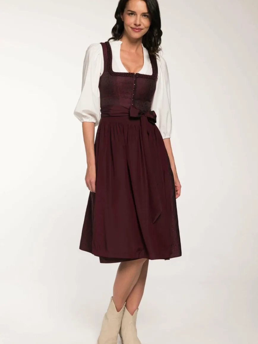 Spieth & Wenksy Kleider*Damen Dirndl - Gesia rot gemustert
