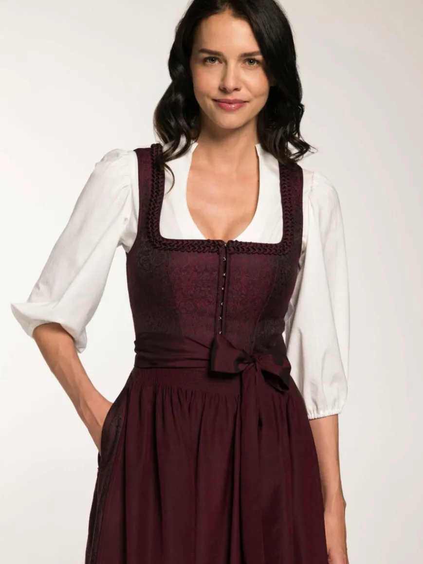Spieth & Wenksy Kleider*Damen Dirndl - Gesia rot gemustert