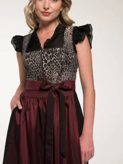 Spieth & Wenksy Kleider*Damen Dirndl - Gälin schwarz bedruckt