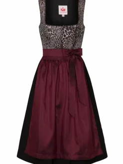 Spieth & Wenksy Kleider*Damen Dirndl - Gälin schwarz bedruckt