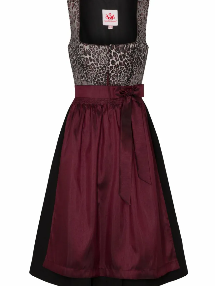 Spieth & Wenksy Kleider*Damen Dirndl - Gälin schwarz bedruckt