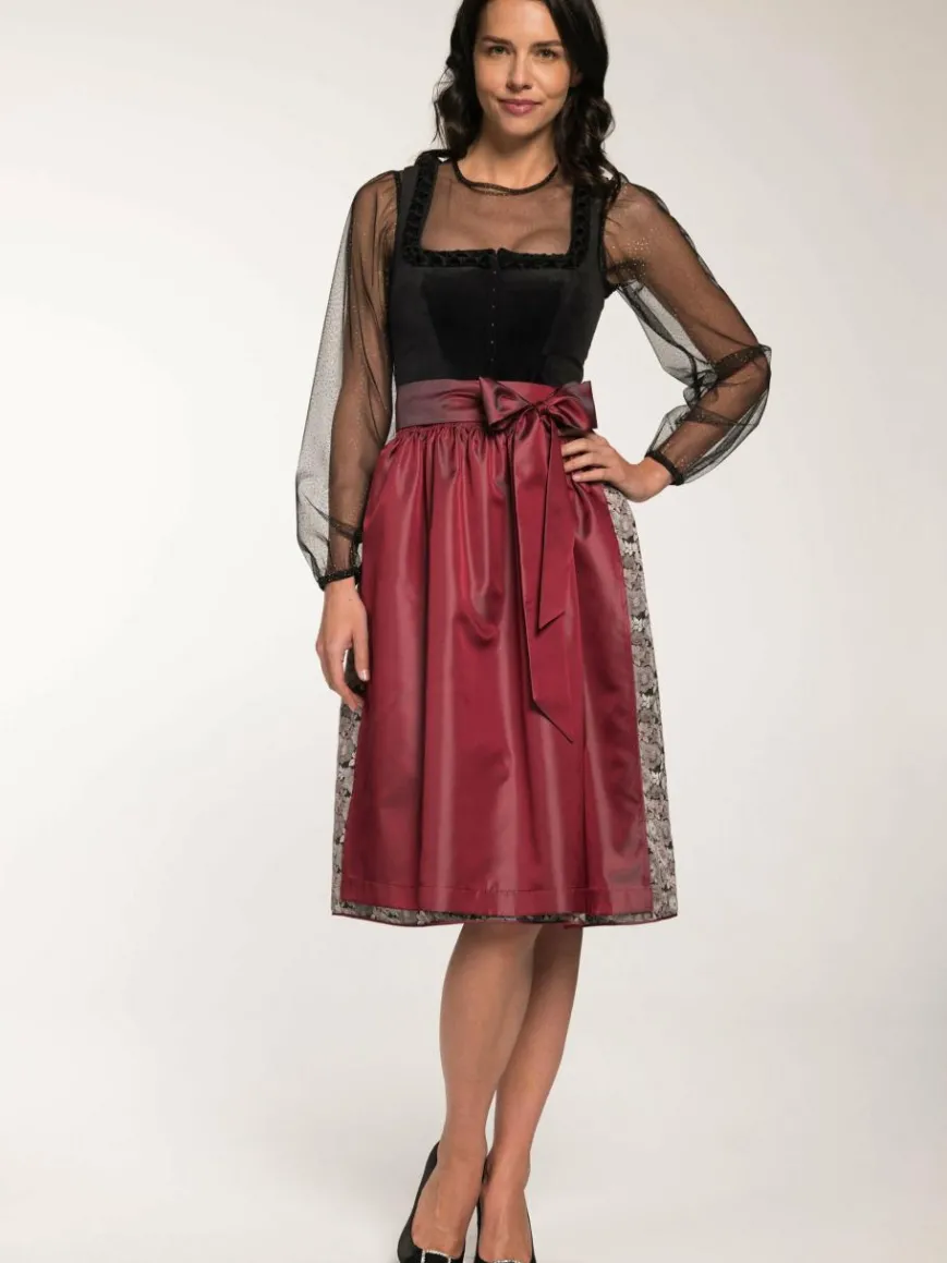 Spieth & Wenksy Kleider*Damen Dirndl - Gloria schwarz gemustert