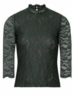 Spieth & Wenksy Blusen*Damen Dirndlbluse - Amberg grün gemustert