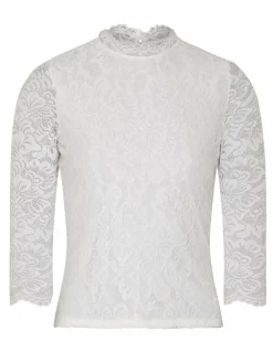 Spieth & Wenksy Blusen*Damen Dirndlbluse - Amberg weiß gemustert