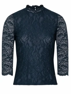 Spieth & Wenksy Blusen*Damen Dirndlbluse - Amberg blau gemustert