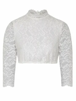 Spieth & Wenksy Blusen*Damen Dirndlbluse - Amsterdam weiß gemustert