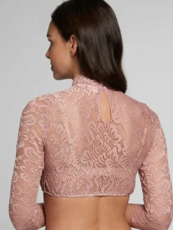 Spieth & Wenksy Blusen*Damen Dirndlbluse - Amsterdam rosa gemustert