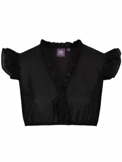 Spieth & Wenksy Blusen|Shirts & Tops*Damen Dirndlbluse - Fran schwarz uni