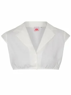 Spieth & Wenksy Blusen*Damen Dirndlbluse - Geba weiß uni