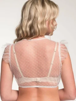 Spieth & Wenksy Blusen*Damen Dirndlbluse - Genta weiß gepunktet