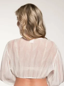 Spieth & Wenksy Blusen*Damen Dirndlbluse - Gesche weiß uni