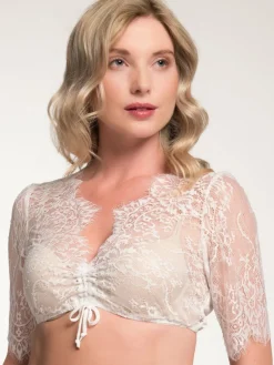 Spieth & Wenksy Blusen*Damen Dirndlbluse - Gilling weiß uni