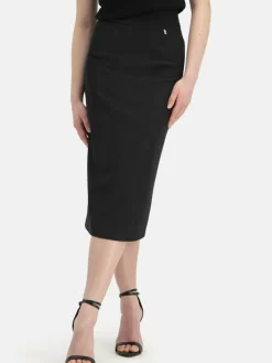 Nicowa Röcke*Damen Etuirock - COLINERA schwarz uni