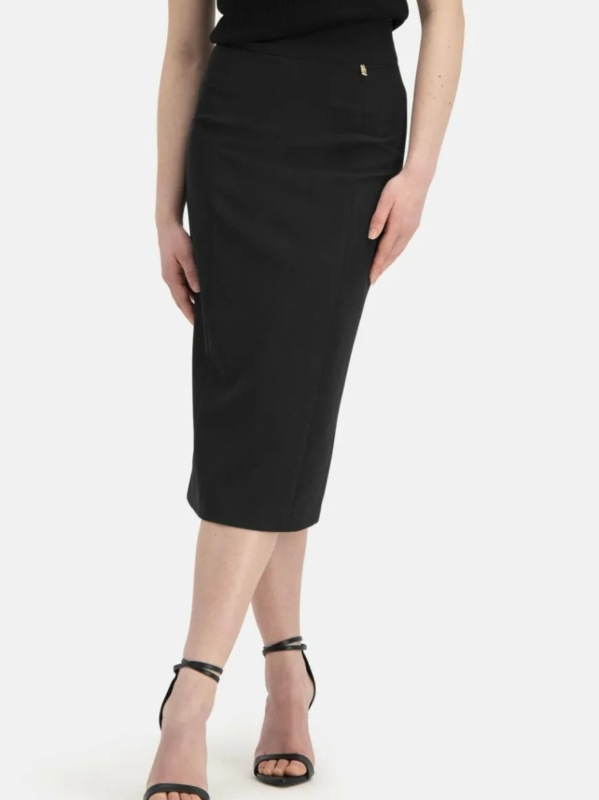 Nicowa Röcke*Damen Etuirock - COLINERA schwarz uni