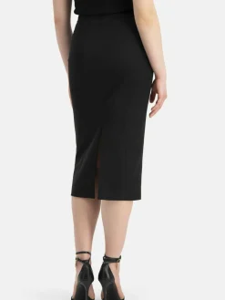 Nicowa Röcke*Damen Etuirock - COLINERA schwarz uni