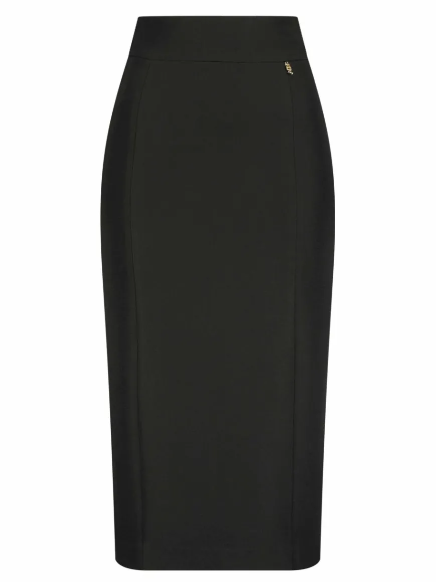 Nicowa Röcke*Damen Etuirock - COLINERA schwarz uni