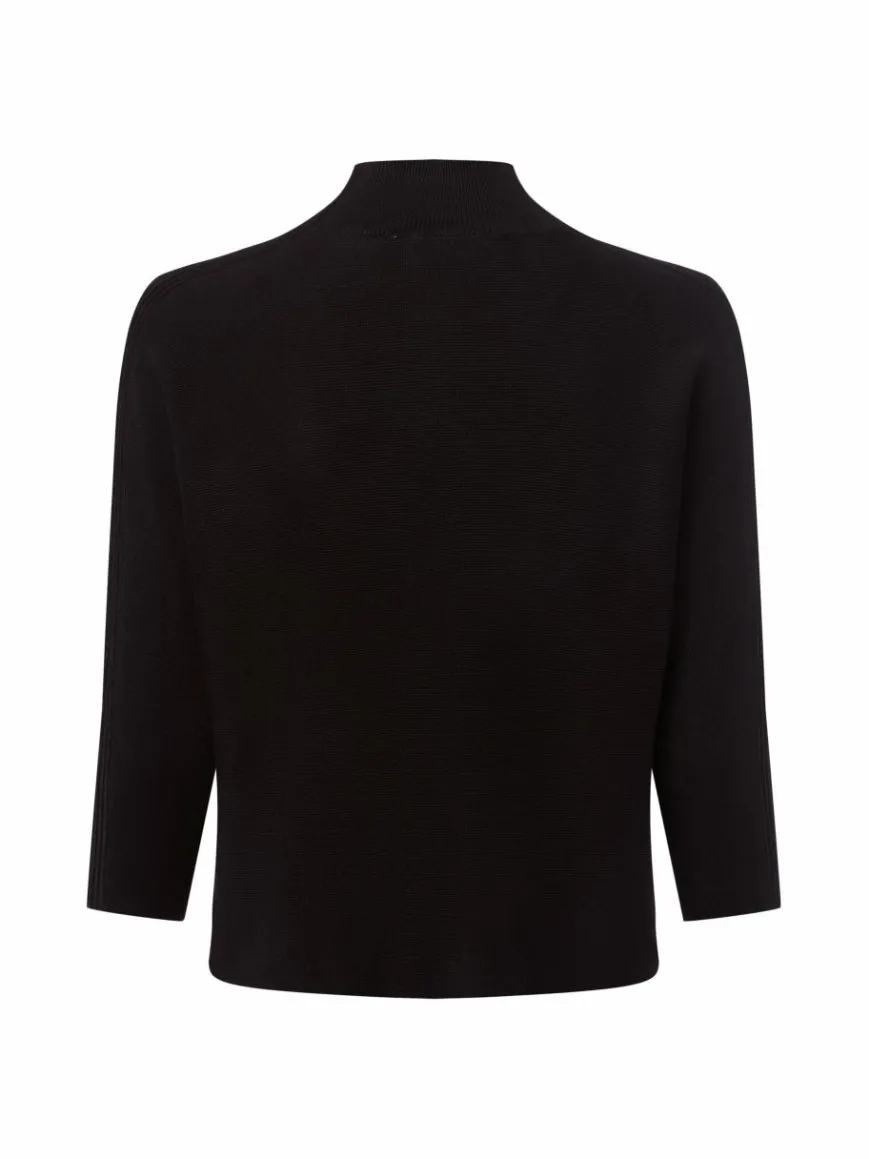 comma Pullover & Strickjacken*Damen Feinstrickpullover schwarz uni