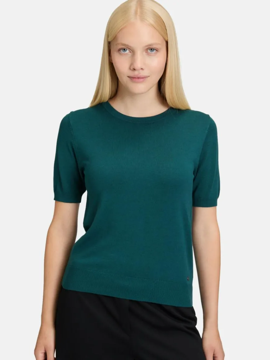 Betty & Co Pullover & Strickjacken*Damen Feinstrickpullover mehrfarbig uni