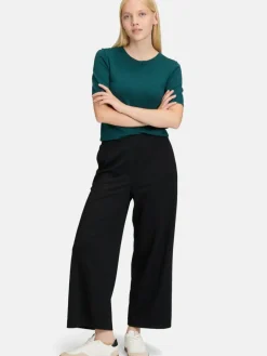 Betty & Co Pullover & Strickjacken*Damen Feinstrickpullover mehrfarbig uni