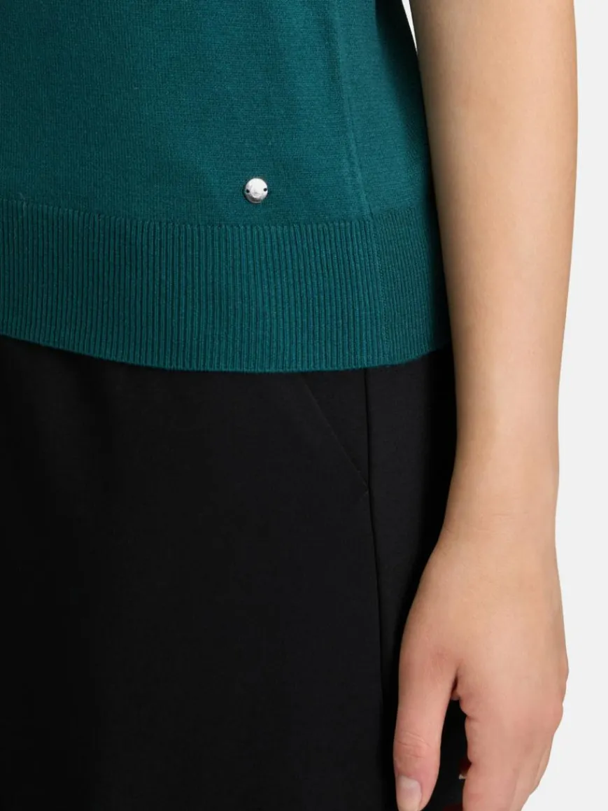 Betty & Co Pullover & Strickjacken*Damen Feinstrickpullover mehrfarbig uni