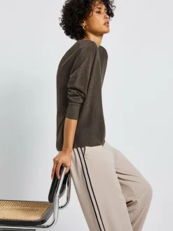 Street One Pullover & Strickjacken*Damen Feinstrickpullover braun meliert