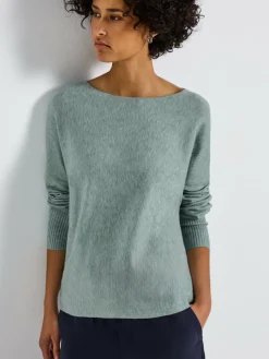Street One Pullover & Strickjacken*Damen Feinstrickpullover mint meliert