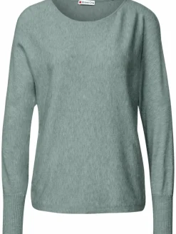 Street One Pullover & Strickjacken*Damen Feinstrickpullover mint meliert