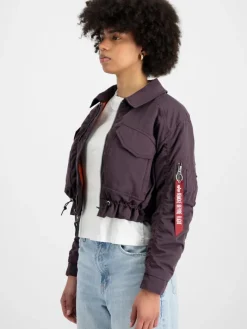 Alpha Industries Jacken & Westen*Damen Feldjacke lila uni