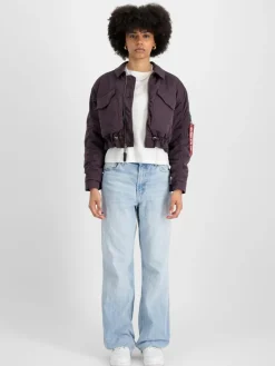 Alpha Industries Jacken & Westen*Damen Feldjacke lila uni