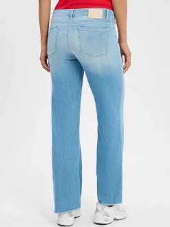 Cambio Jeans*Damen Flared Jeans - Tess light stone uni