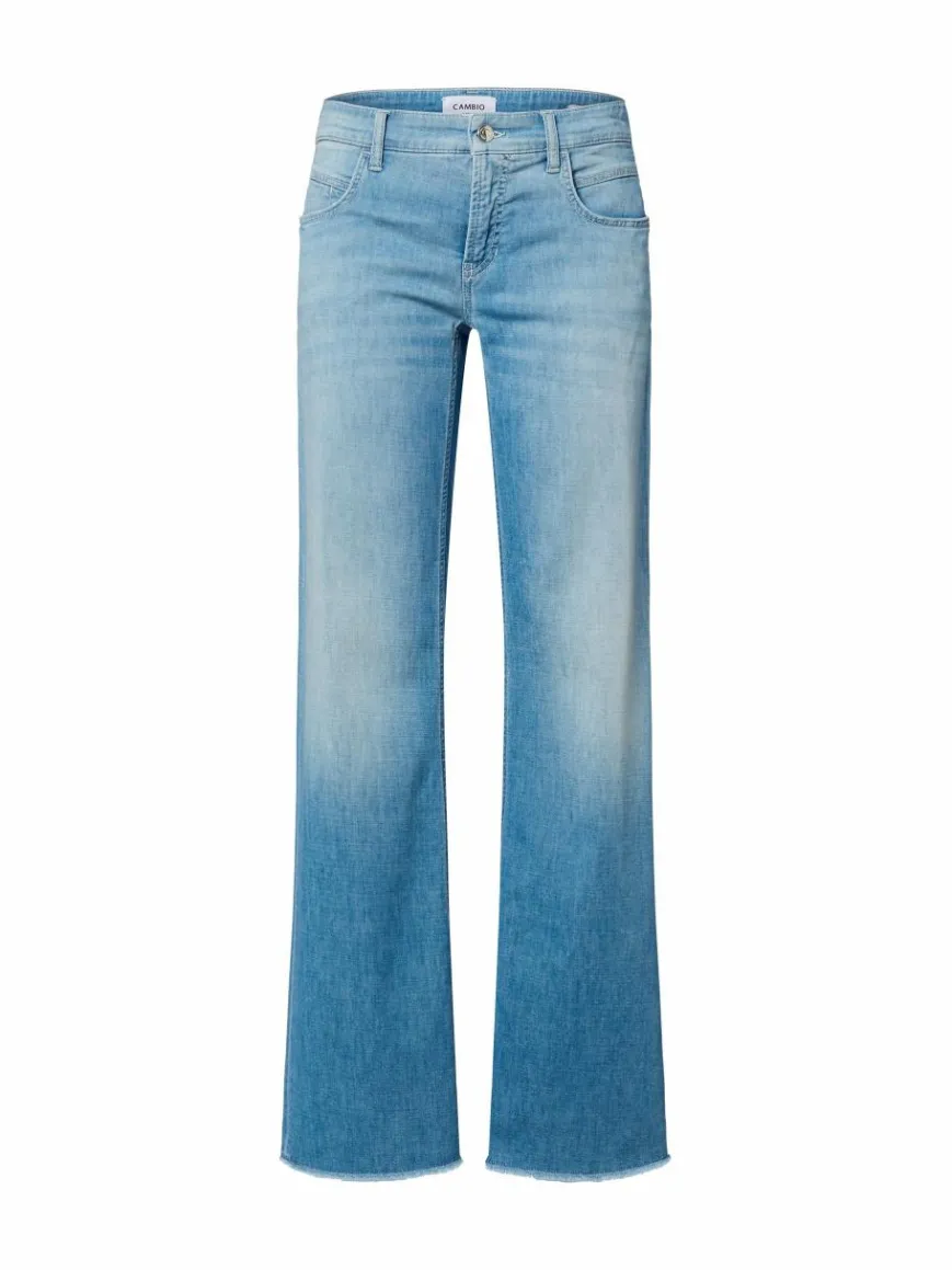 Cambio Jeans*Damen Flared Jeans - Tess light stone uni