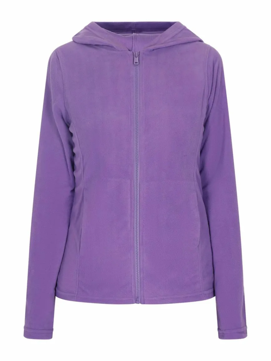 Faina Sweatshirts & Sweatjacken*Damen Fleecejacke lila uni