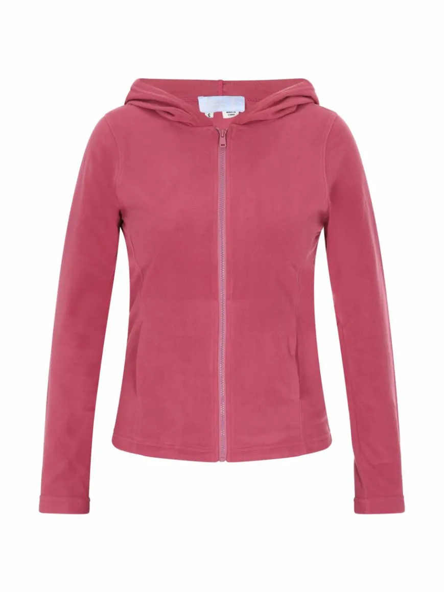 Faina Sweatshirts & Sweatjacken*Damen Fleecejacke rosa uni