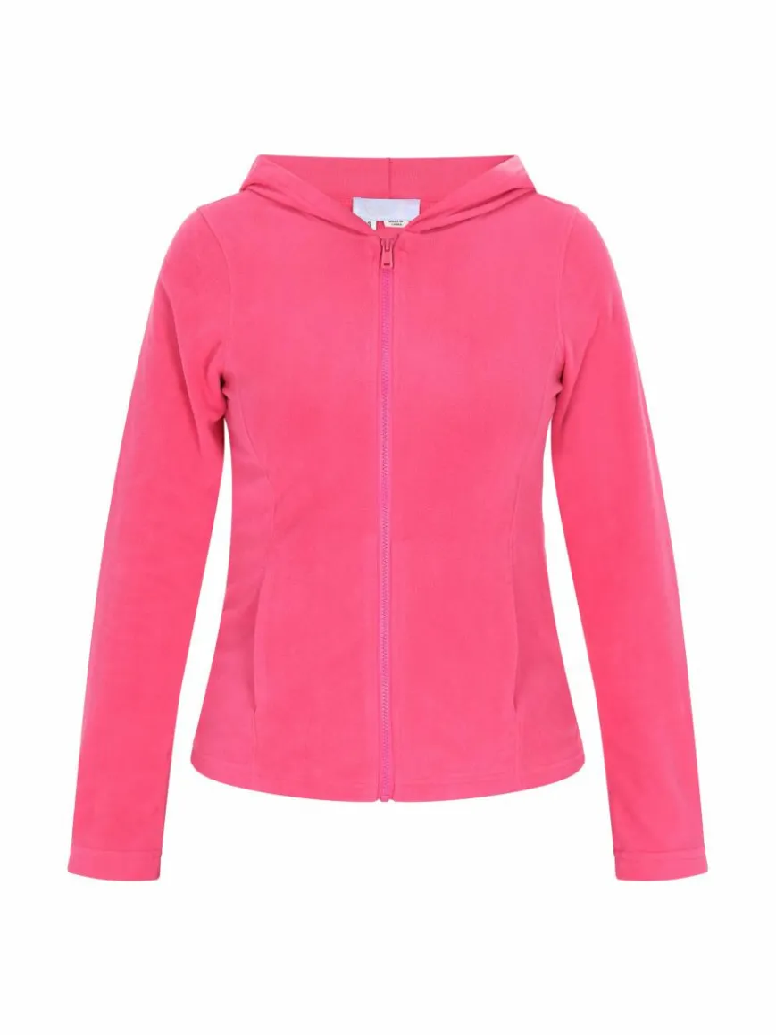 Faina Sweatshirts & Sweatjacken*Damen Fleecejacke pink uni