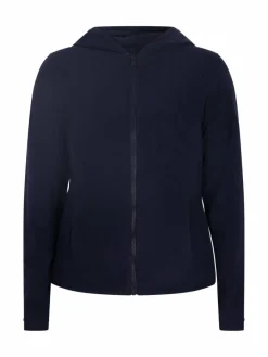 Faina Sweatshirts & Sweatjacken*Damen Fleecejacke marine uni