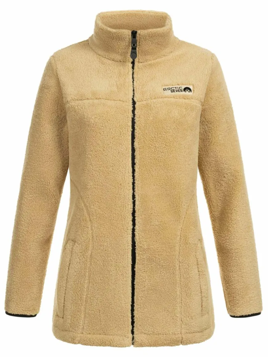 Arctic Seven Sweatshirts & Sweatjacken*Damen Fleecejacke - ASDiania khaki uni