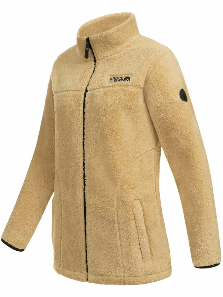 Arctic Seven Sweatshirts & Sweatjacken*Damen Fleecejacke - ASDiania khaki uni