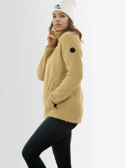 Arctic Seven Sweatshirts & Sweatjacken*Damen Fleecejacke - ASDiania khaki uni