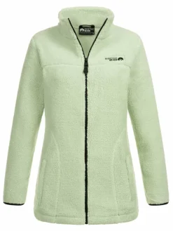 Arctic Seven Sweatshirts & Sweatjacken*Damen Fleecejacke - ASDiania mint uni
