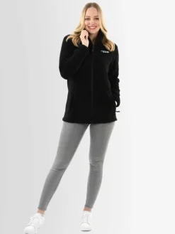 Arctic Seven Sweatshirts & Sweatjacken*Damen Fleecejacke - ASDiania schwarz uni