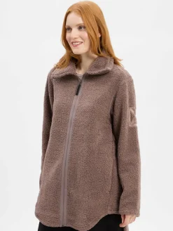 Didriksons Sweatshirts & Sweatjacken*Damen Fleecejacke - Bark braun uni