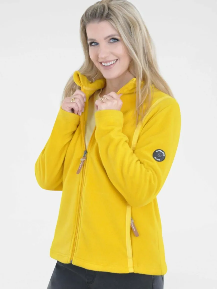 Navigazione Sweatshirts & Sweatjacken*Damen Fleecejacke - Fleecejacke gelb uni