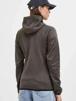 North Bend Sweatshirts & Sweatjacken*Damen Fleecejacke - NBBerta grau uni