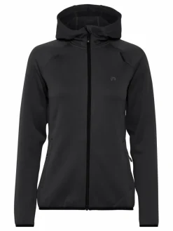 North Bend Sweatshirts & Sweatjacken*Damen Fleecejacke - NBBerta schwarz uni