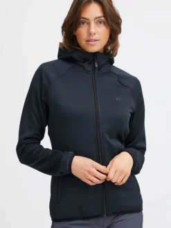 North Bend Sweatshirts & Sweatjacken*Damen Fleecejacke - NBBerta marine uni