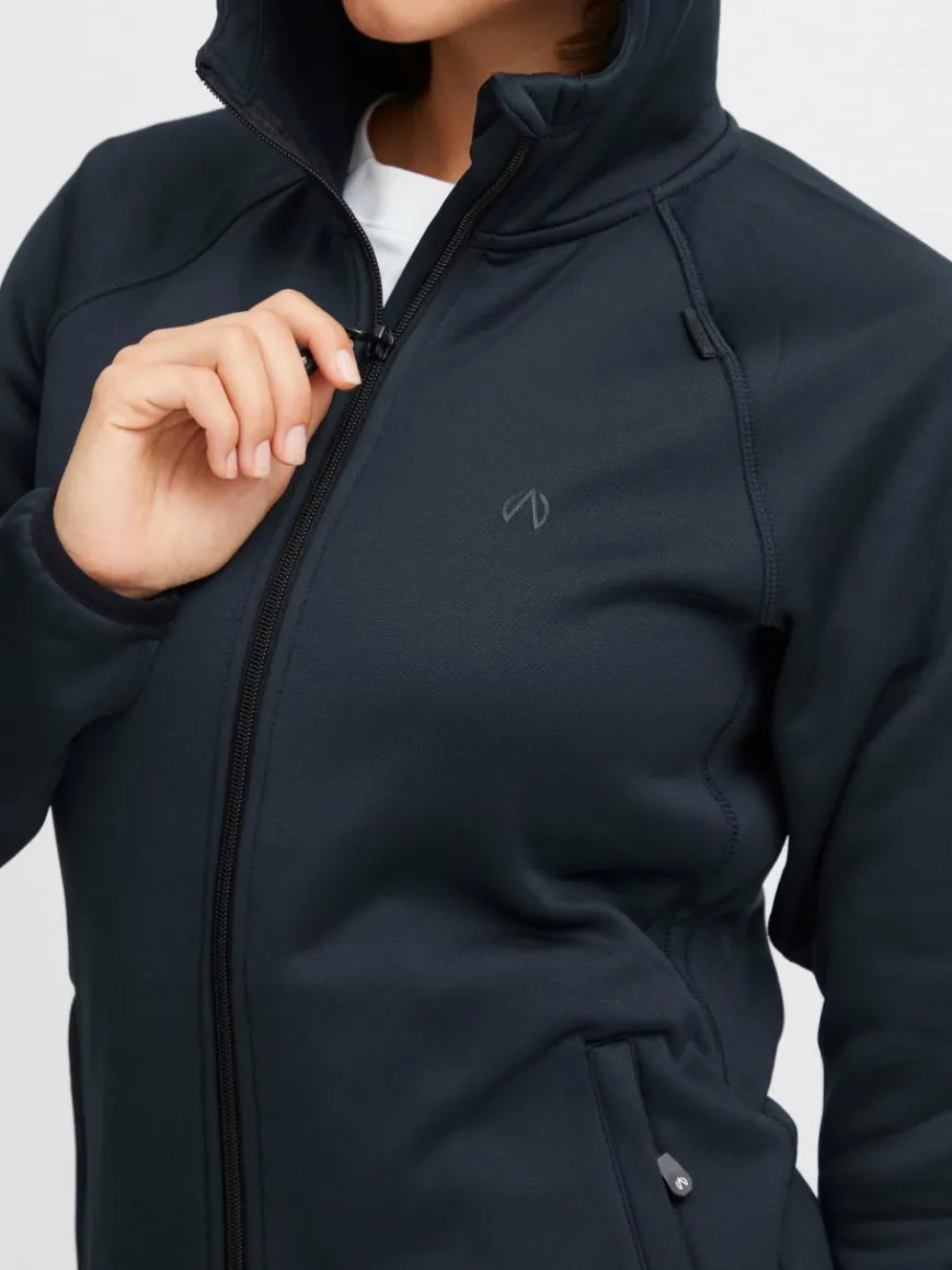 North Bend Sweatshirts & Sweatjacken*Damen Fleecejacke - NBBerta marine uni